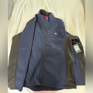 Chaps zip up jacket-Navy blue-nwt